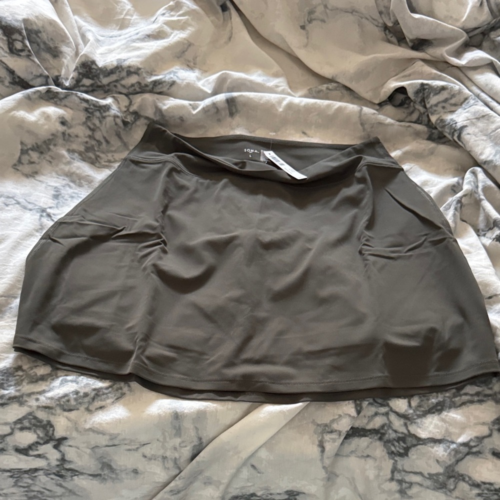 Soma Dark Gray Olive Skort - Size L